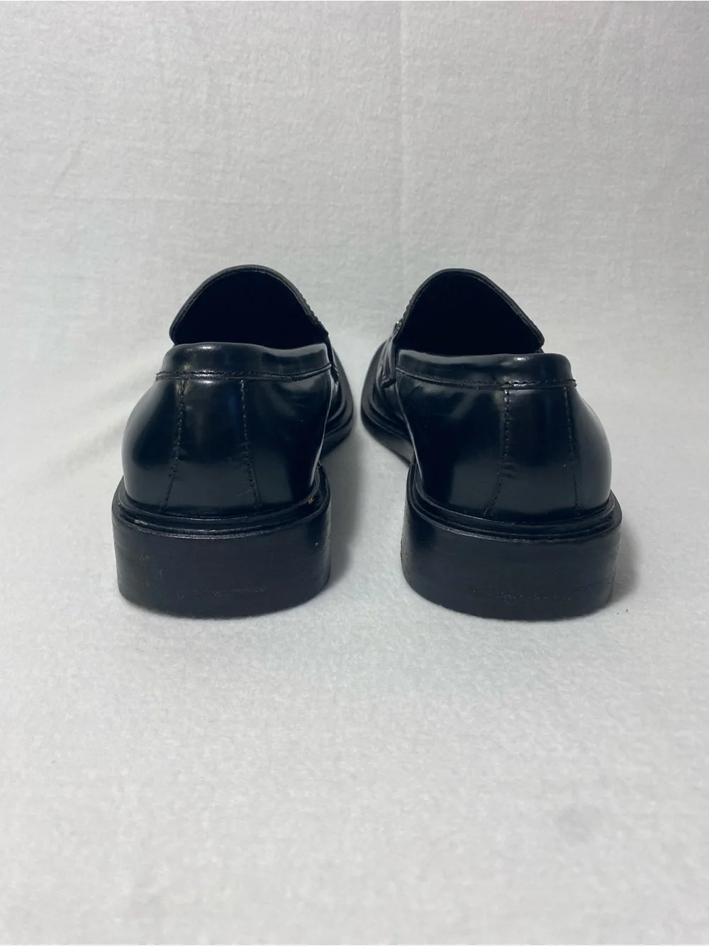 GUCCI Men’s Vintage Black Leather Horse-Bit Loafers ITALY Size 8.5D